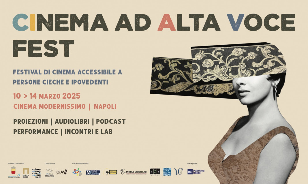 Cinema ad Alta Voce Fest 2025, dal 10 al 14 marzo a Napoli