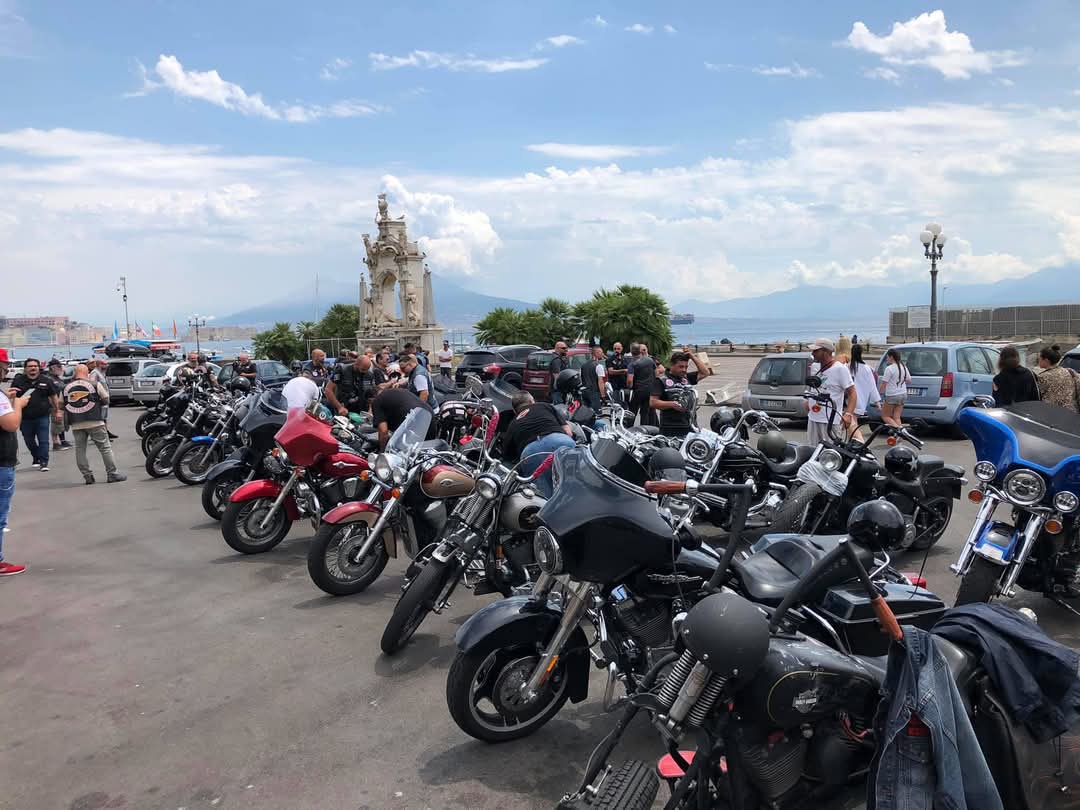 Riding Season 2025 degli Hells Angel: a Napoli da tutto il mondo in sella alle Harley Davidson
