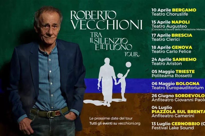 Teatro Augusteo, concerto Vecchioni a prevenzione oncologica