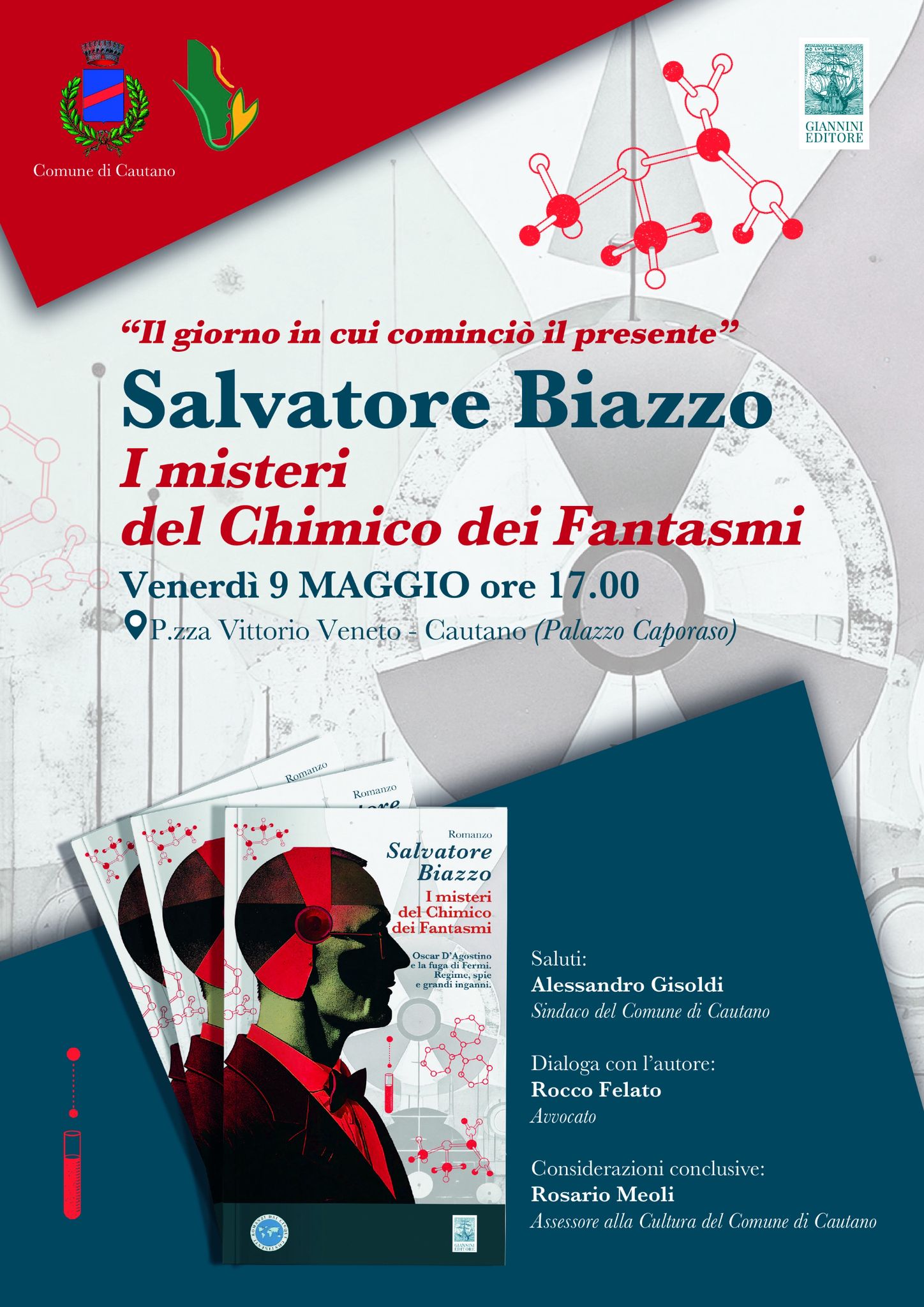 Biazzo presenta 'I misteri del Chimico dei Fantasmi'