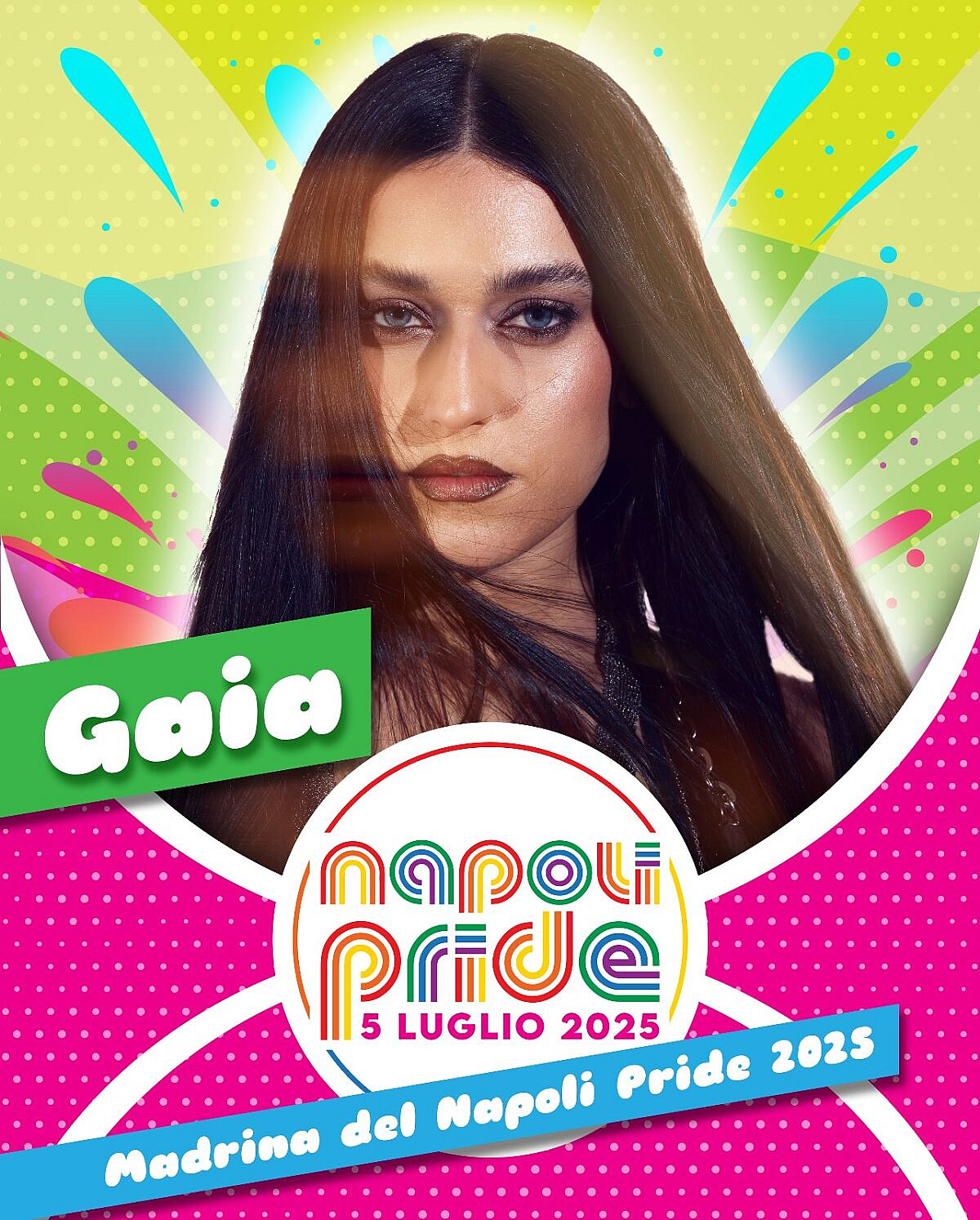Gaia sarà la madrina dell'edizione 2025 del Napoli Pride