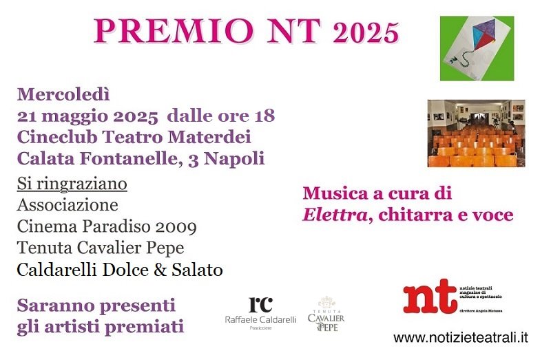 Nasce il Premio NT: la prima edizione nella storica sala cinematografica Cineclub Teatro Materdei