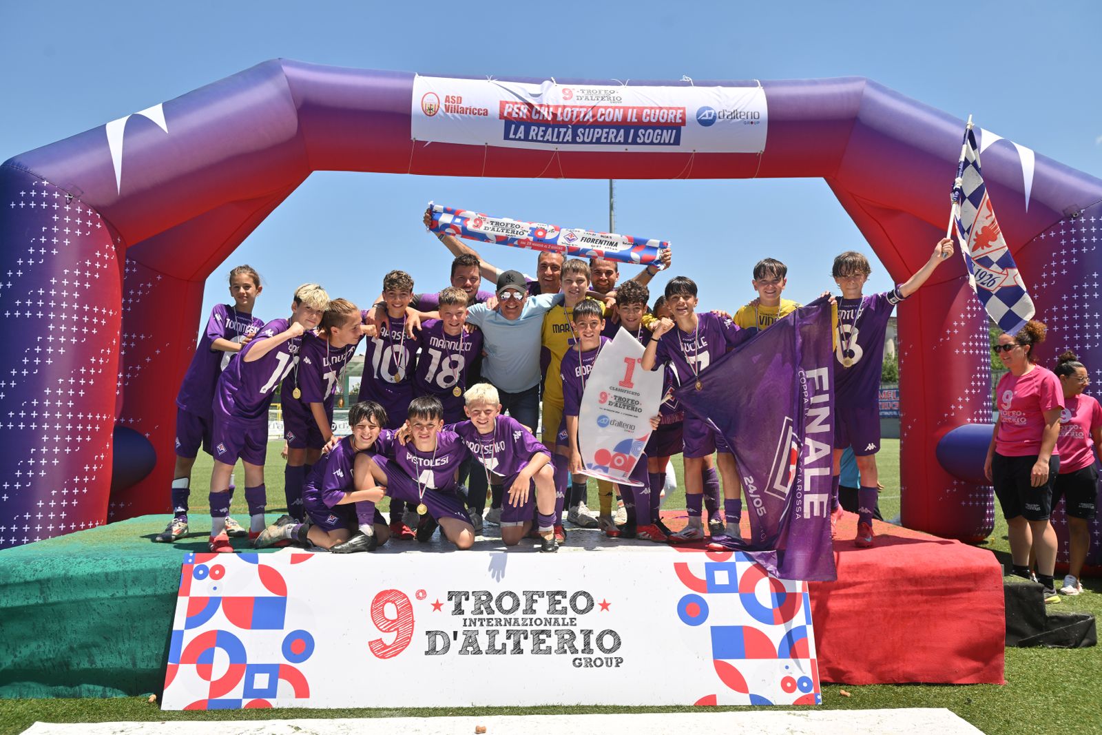 La Fiorentina vince la nona edizione del Trofeo D’Alterio Group