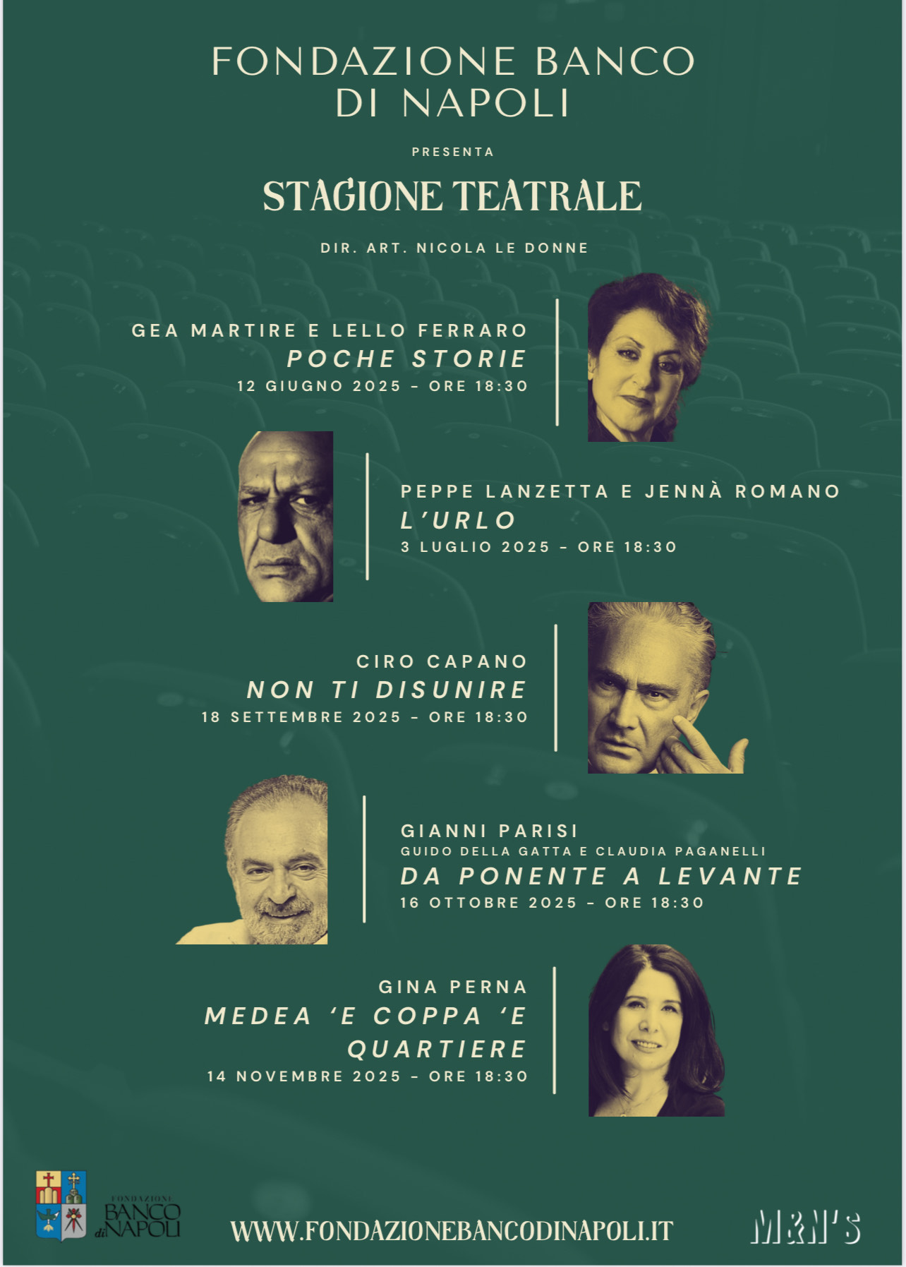 Teatro in Fondazione Banco Napoli, in scena Gea Martire con lo spettacolo “Poche storie”
