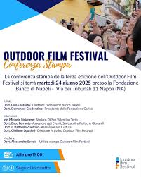 Outdoor Film Festival 2025, martedì 24 giugno conferenza di presentazione in Fondazione Banco Napoli