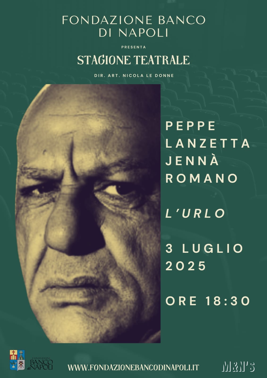 «L’urlo» di Peppe Lanzetta in scena a Napoli a Palazzo Ricca