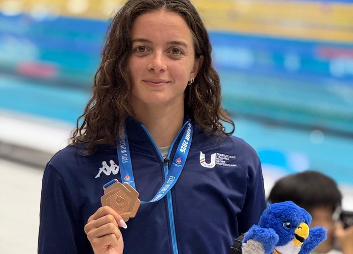 Universiadi, Scotto di Carlo: terza medaglia di bronzo centrata nella staffetta 4x100 mista