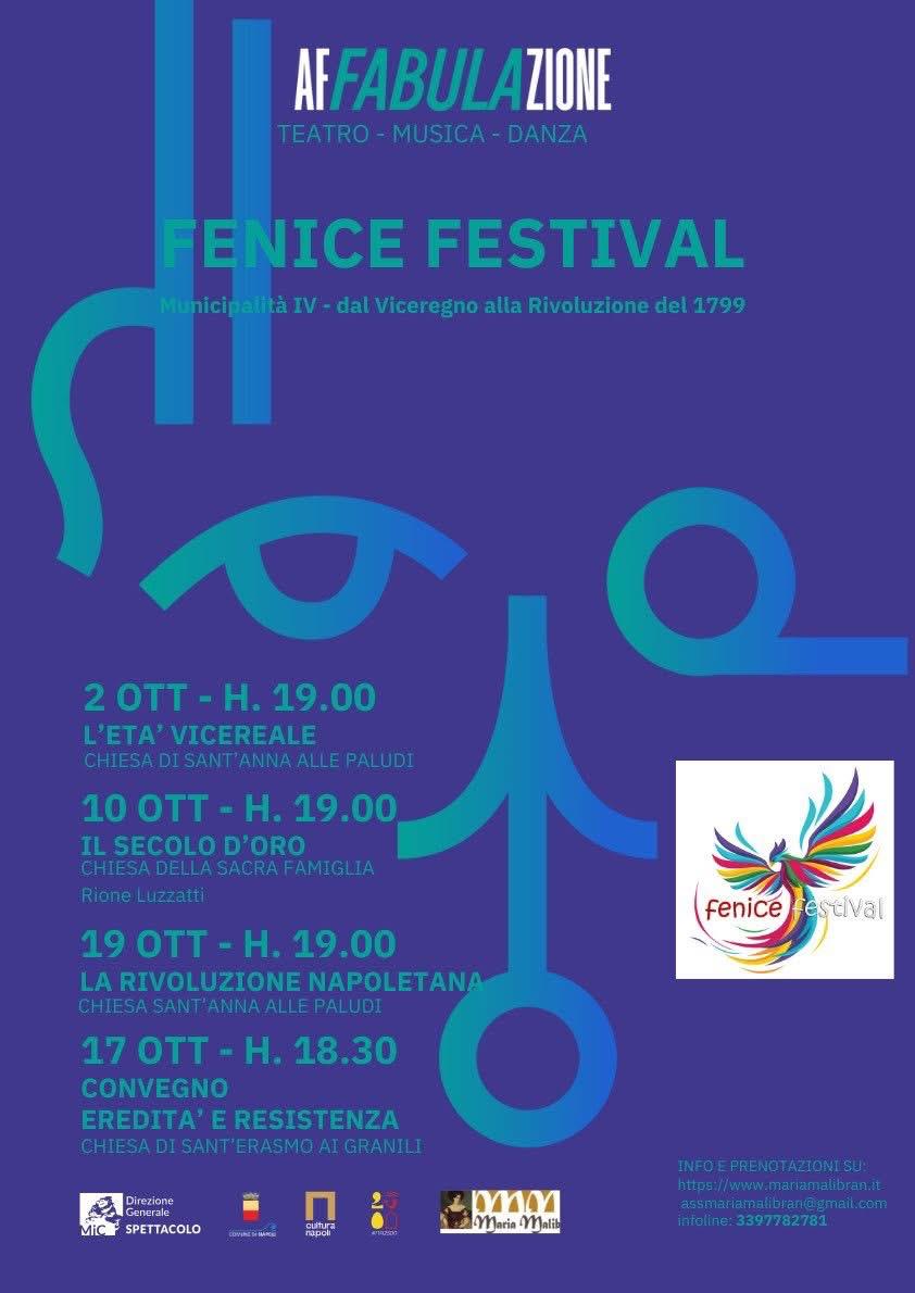 Fenice Festival 2025, Napoli celebra le sue donne simbolo dal Viceregno alla Rivoluzione del 1799