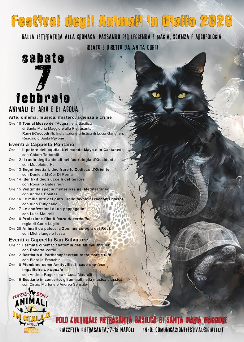 Al via la seconda tappa del Festival degli Animali in Giallo al Polo Culturale Pietrasanta
