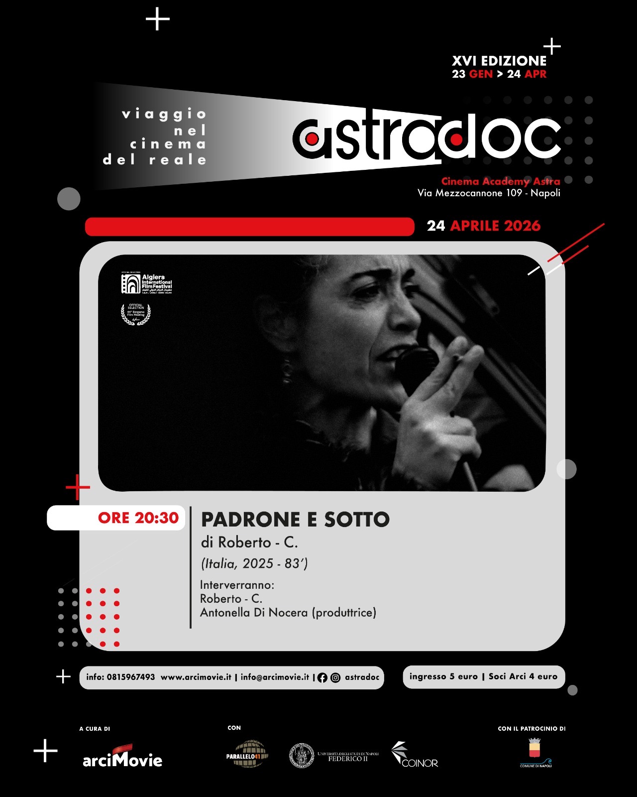 Napoli invisibile, al Cinema Astra l’anteprima di “Padrone e sotto” per AstraDoc